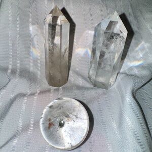 Clear quartz bundle 🌈💎🤍